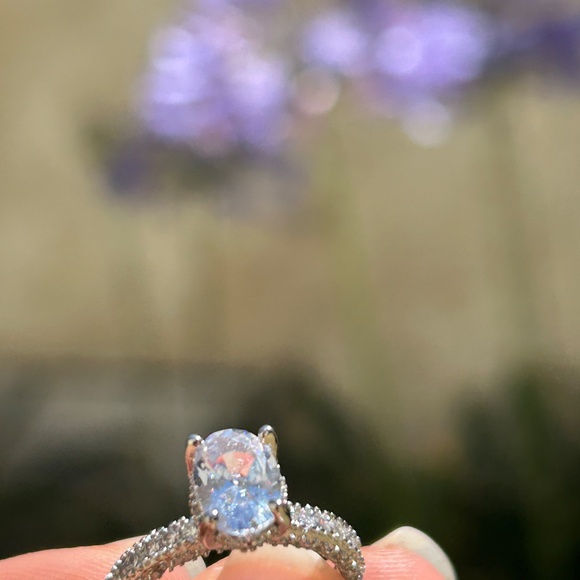 Signature Pave Oval Ring Set - Picture 5 of 5